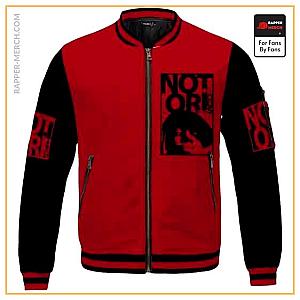 Biggie Smalls Jackets - East Coast The Notorious BIG Red And Black Varsity Jacket RP0310