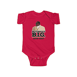 Biggie Smalls Baby Onesies - Christopher Notorious BIG Wallace Tribute Art Baby Bodysuit RP0310