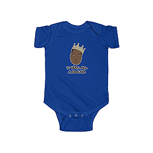 Biggie Smalls Baby Onesies - It Was All A Dream Biggie Smalls Art Awesome Baby Bodysuit RP0310