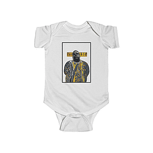 Biggie Smalls Baby Onesies - Brooklyn Rapper Notorious BIG Portrait Amazing Infant Onesie RP0310