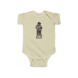 Biggie Smalls Baby Onesies - The Notorious BIG Counting Money Cartoon Dope Infant Onesie RP0310