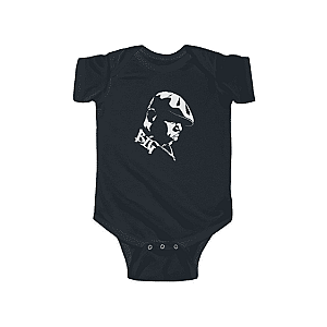 Biggie Smalls Baby Onesies - East-Coast Rapper Biggie Smalls Minimalist Art Infant Onesie RP0310