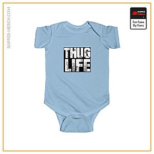 Tupac Shakur Baby Onesies - Thug Life Tupac Makaveli Shakur Minimalist Baby Bodysuit RM0310