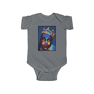 Biggie Smalls Baby Onesies - East-Coast Rapper Biggie Smalls Pop Art Amazing Baby Onesie RP0310