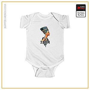 Tupac Shakur Baby Onesies - 2pac Makaveli 2 Die 4 Queen Nefertiti Tattoo Baby Onesie RM0310