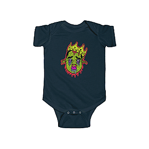 Biggie Smalls Baby Onesies - The Notorious BIG Zombie Art Parody Badass Infant Onesie RP0310