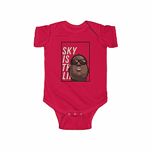 Biggie Smalls Baby Onesies - Biggie Smalls Sky Is The Limit Song Art Amazing Baby Clothes RP0310