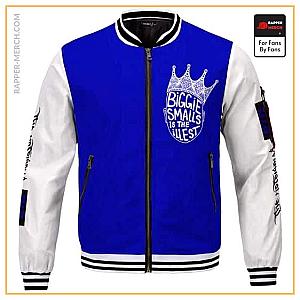 Biggie Smalls Jackets - Crowned Biggie Smalls Is The Illest Icon Blue Varsity Jacket RP0310