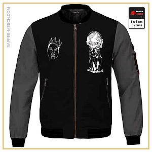 Biggie Smalls Jackets - Biggie Smalls The World Is Yours Black Varsity Jacket RP0310