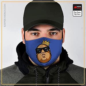 Biggie Smalls Face Masks - Brooklyn King Biggie Smalls Big Poppa Blue Face Mask RP0310