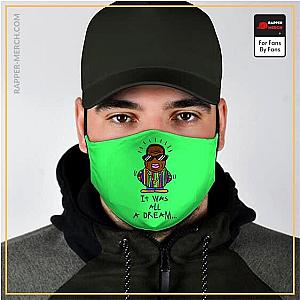 Biggie Smalls Face Masks - Biggie Smalls Cartoon Juicy Cool Green Cloth Face Mask RP0310