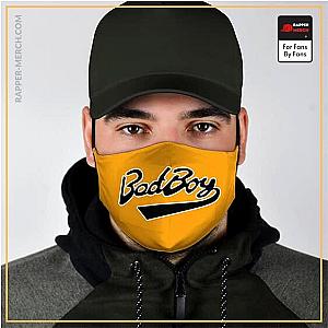 Biggie Smalls Face Masks - The Notorious Big Poppa Bad Boy Yellow Cloth Face Mask RP0310