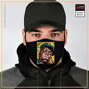 Biggie Smalls Face Masks - The Notorious B.I.G. Oil Portrait Artwork Cloth Face Mask RP0310