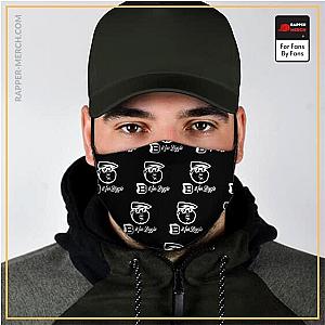 Biggie Smalls Face Masks - B Is For Biggie Smalls Dope Pattern Black Cloth Face Mask RP0310