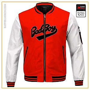 Biggie Smalls Jackets - Cool Bad Boy Biggie Smalls 72 Orange Varsity Jacket RP0310