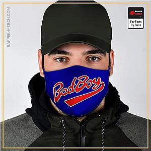 Biggie Smalls Face Masks - Dope Biggie Smalls Bad Boy Logo Red &amp; Blue Face Mask RP0310