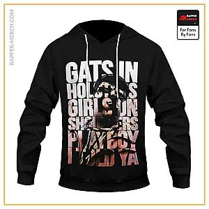 Biggie Smalls Hoodies - Biggie Smalls Mo Money Mo Problems Art Dope Black Hoodie RP0310