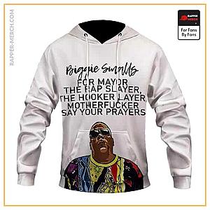 Biggie Smalls Hoodies - Biggie Smalls Dead Wrong Song Typography Art Unique Hoodie RP0310