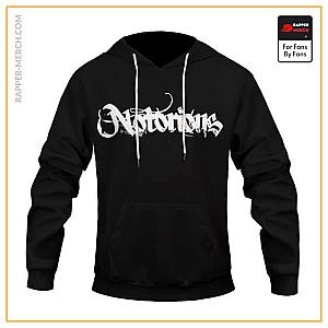 Biggie Smalls Hoodies - The Notorious B.I.G. Minimalist Icon Black &amp; White Hoodie RP0310