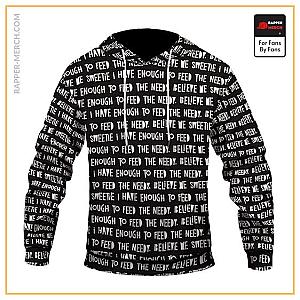 Biggie Smalls Hoodies - Biggie Smalls I Have Enough To Feed The Needy Pattern Hoodie RP0310