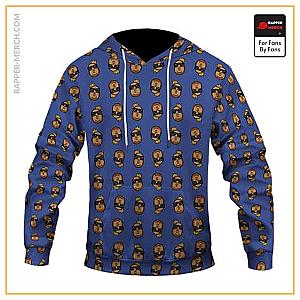 Biggie Smalls Hoodies - The Notorious B.I.G. Cartoon Head Pattern Awesome Hoodie RP0310