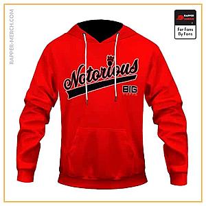 Biggie Smalls Hoodies - The Notorious B.I.G. 72 Logo Orange Pullover Hoodie RP0310