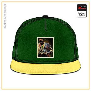 Biggie Smalls Caps - The Notorious B.I.G. Counting Money Art Green Snapback RP0310