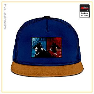 Biggie Smalls Caps - Biggie Smalls Iconic Side View Pose Duotone Art Snapback RP0310