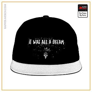 Biggie Smalls Caps - The Notorious B.I.G. It Was All A Dream Black Snapback Cap RP0310