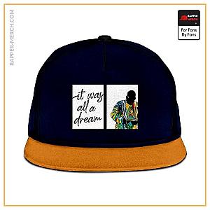 Biggie Smalls Caps - Notorious B.I.G. It Was All A Dream Art Cool Snapback Hat RP0310