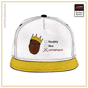 Biggie Smalls Caps - Biggie Smalls I Am Notorious Epic White Snapback Cap RP0310