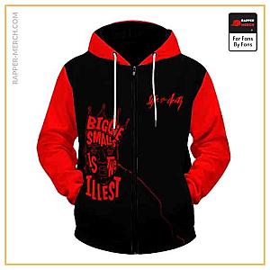 Biggie Smalls Zipped Hoodies - Biggie Smalls Is The Illest Life After Death Zipper Hoodie RP0310