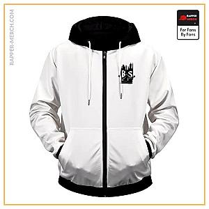 Biggie Smalls Zipped Hoodies - I Love It When You Call Me Big Poppa Crown Logo Zip Hoodie RP0310