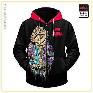 Biggie Smalls Zipped Hoodies - I Like The Way You Call Me Big Jabba Biggie Zip-Up Hoodie RP0310