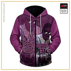 Biggie Smalls Zipped Hoodies - East Coast Rapper Notorious BIG Grime Art Zip Hoodie RP0310