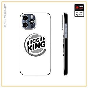 Biggie Smalls Cases - Biggie King Monochrome Parody Logo iPhone 13 Fitted Case RP0310