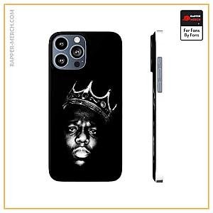 Biggie Smalls Cases - Biggie Smalls Crown Monochrome Portrait iPhone 13 Cover RP0310