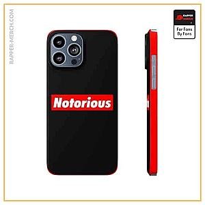 Biggie Smalls Cases - Notorious Supreme Parody Black iPhone 13 Fitted Cover RP0310