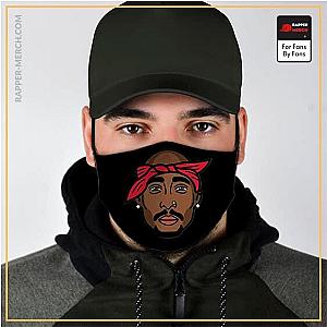 Tupac Shakur Face Maskes - Gangsta Rapper Tupac Makaveli Cartoon Stylish Face Mask RM0310