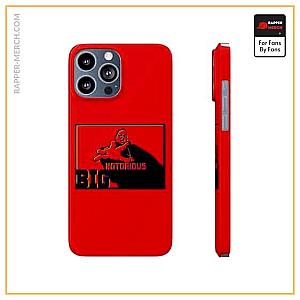 Biggie Smalls Cases - East Coast Notorious Big Silhouette Red iPhone 13 Case RP0310