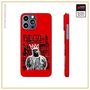 Biggie Smalls Cases - Rap Icon Biggie Smalls Tribute Red iPhone 13 Cover RP0310