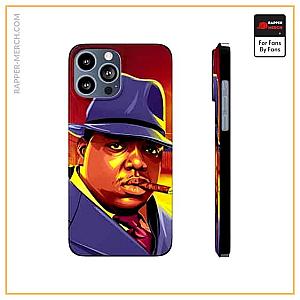 Biggie Smalls Cases - Notorious Big Poppa Vibrant Portrait Art iPhone 13 Case RP0310