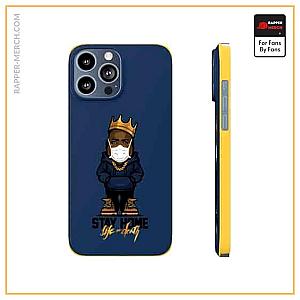 Biggie Smalls Cases - Biggie Caricature Stay Home Life Or Death iPhone 13 Cover RP0310