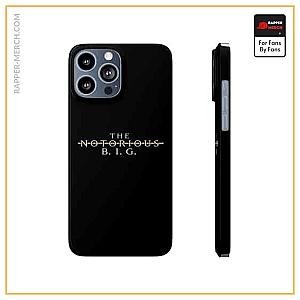 Biggie Smalls Cases - The Notorious Big Minimalist Black iPhone 13 Fitted Cover RP0310