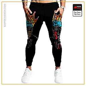 Biggie Smalls Jogger Pants - Biggie Smalls Is The Illest Dope Black Jogger Sweatpants RP0310