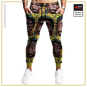 Biggie Smalls Jogger Pants - Rap Icon Biggie Smalls Abstract Painting Art Stylish Joggers RP0310