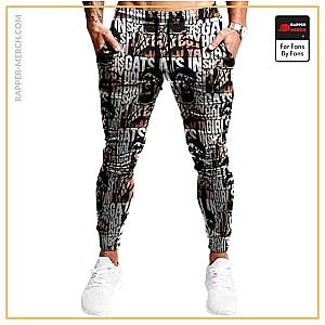 Biggie Smalls Jogger Pants - Notorious B.I.G. Gats In Holsters Girls On Shoulders Joggers RP0310