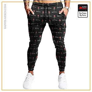 Biggie Smalls Jogger Pants - Biggie Smalls Rest In Paradise Tribute Art Black Joggers RP0310