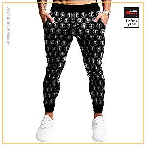 Biggie Smalls Jogger Pants - Biggie Bad Boy Entertainment Logo Pattern Cool Jogger Pants RP0310