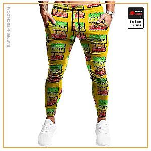 Biggie Smalls Jogger Pants - Biggie Smalls Is The Illest Vibrant Rasta Colors Joggers RP0310